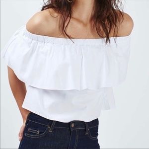 Topshop off-the-shoulder top